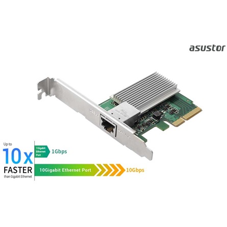 Asustor AS-T10G2 10Gb/s PCIe x4 hálózati adapter